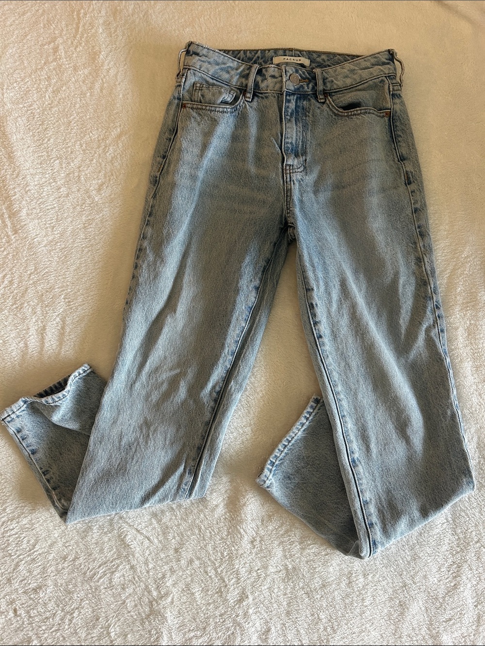 PacSun Light Blue Straight-Leg Jeans
